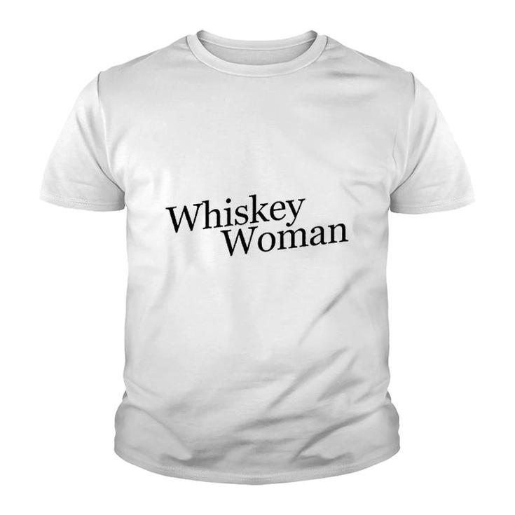 Whiskey Woman Youth T-shirt