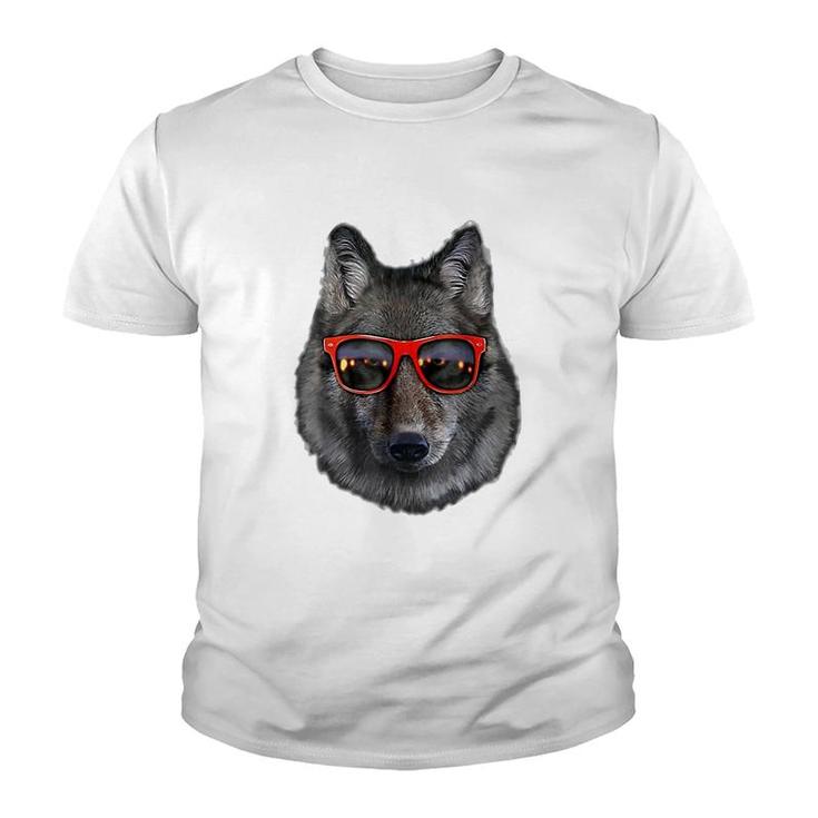 Wolf Glass Youth T-shirt