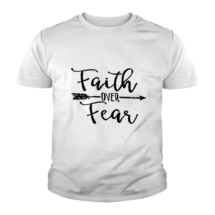 Women Cute Faith Fear Youth T-shirt