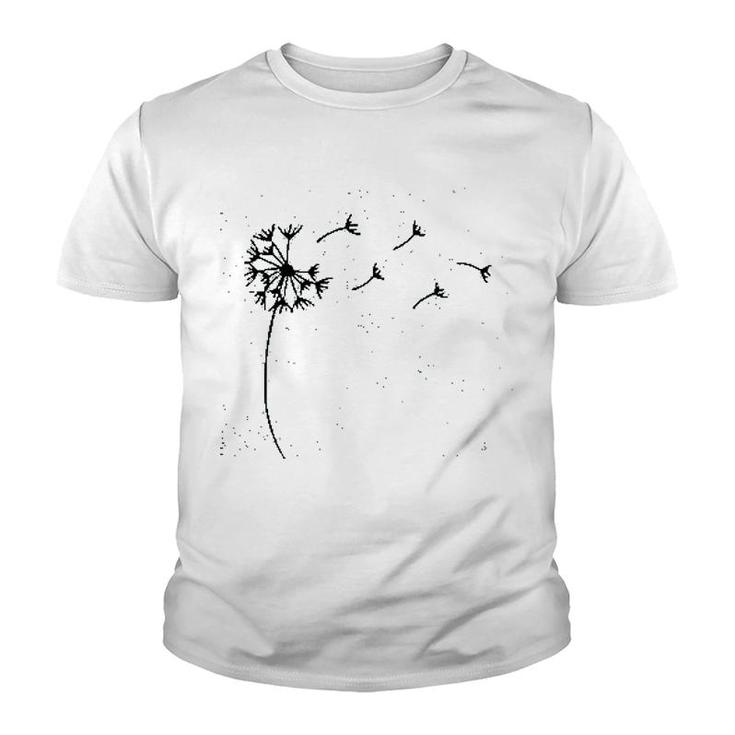 Women Dandelion Casual Scatter Kindness Wish Novelty Youth T-shirt