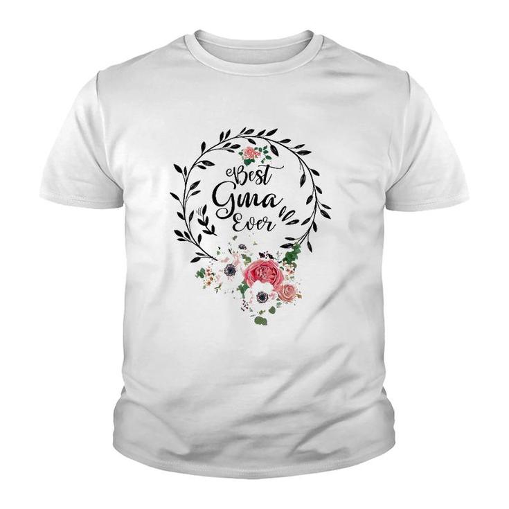 Womens Best Gma Ever Mother's Day Gift Grandma Youth T-shirt