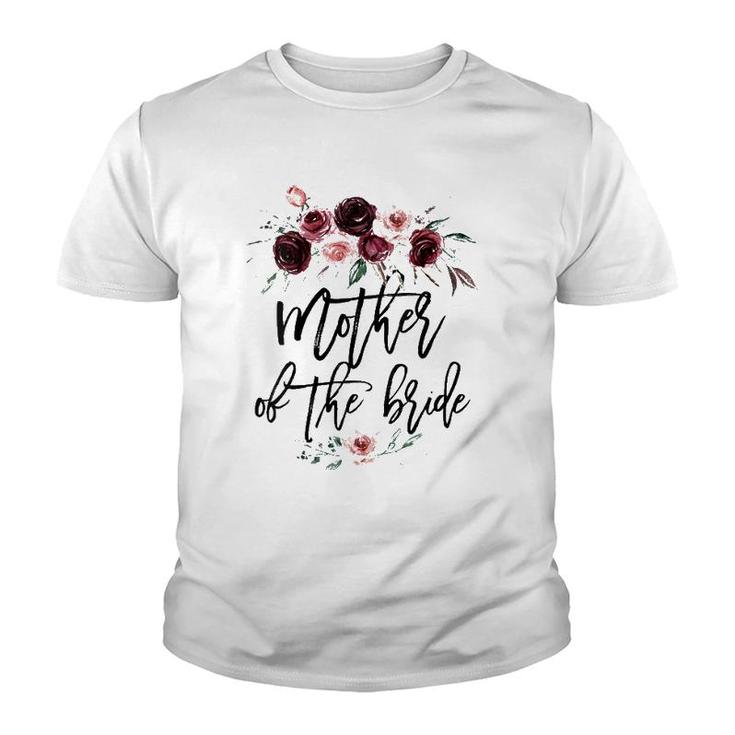 Womens Bridal Shower Wedding Gift For Bride Mom Mother Of The Bride V-Neck Youth T-shirt