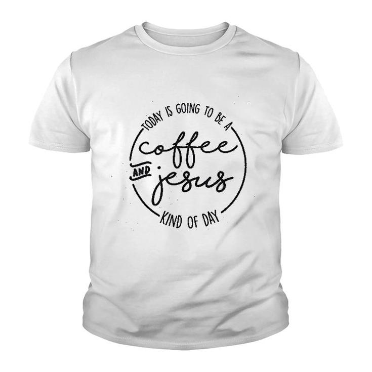 Womens Coffee And Jesus Youth T-shirt