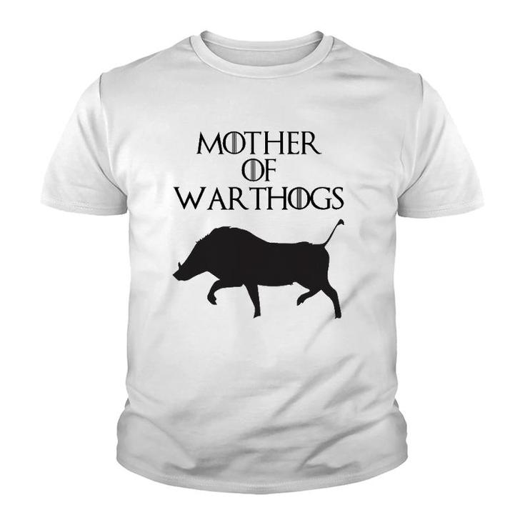 Womens Cute & Unique Black Mother Of Warthogs E010538 Ver2 Youth T-shirt