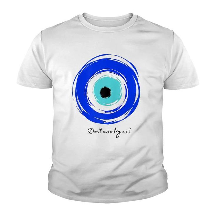 Womens Evil Eye - Nazar Protection Amulet Youth T-shirt