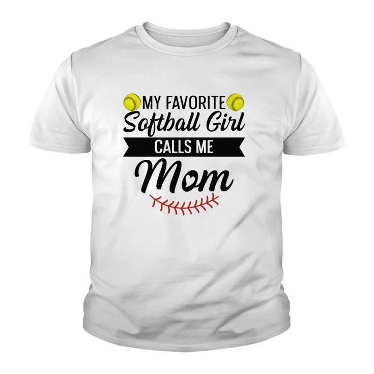 Womens Fastpitch Softball Design For Your Softball Mom Youth T-shirt