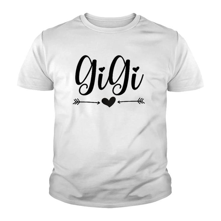 Womens Gigi Gift For New Grandma Gigi Grandmother Gift Raglan Baseball Tee Youth T-shirt