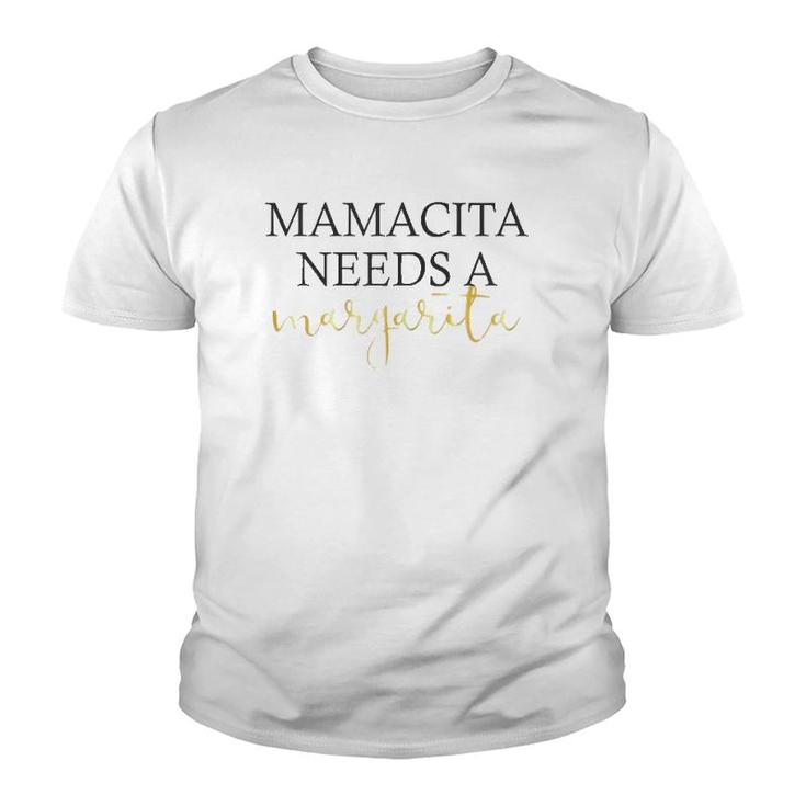 Womens Mamacita Needs A Margarita For Women Cinco De Mayo Youth T-shirt