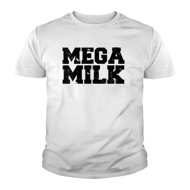 Womens Mega Milk Stained  Doujin Cosplay V-Neck Youth T-shirt