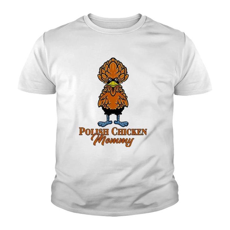 Womens Polish Chicken Mommy Polish Chicken Youth T-shirt