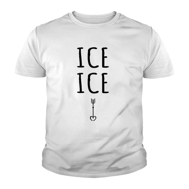 Womens Pregnancy Baby Expecting Ice Cute Pregnancy Announcement  Youth T-shirt