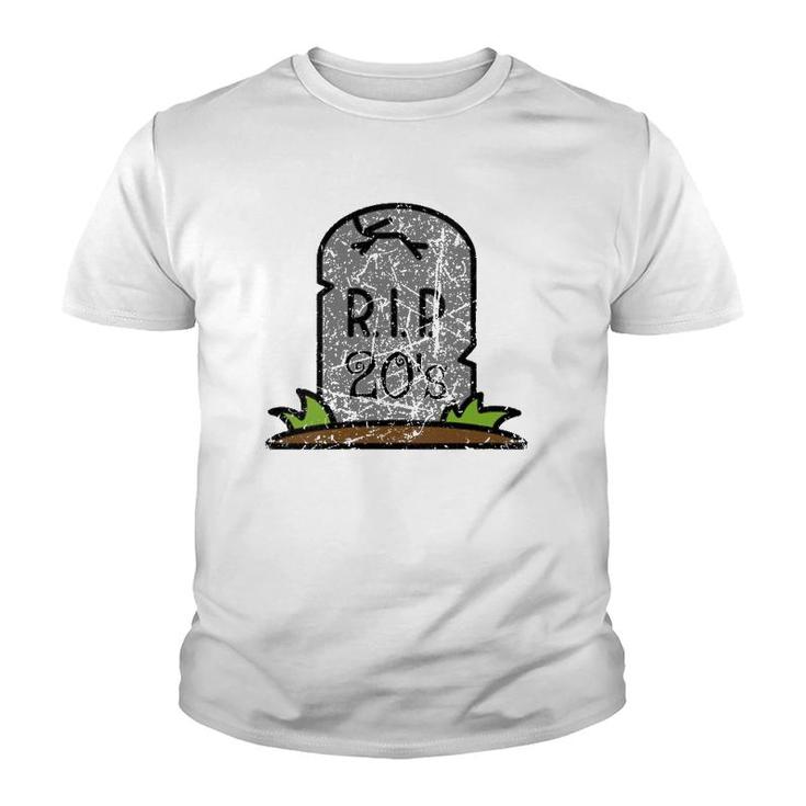 Womens RIP Death To My 20'S Party 30Th Birthday Funny Vintage  Youth T-shirt