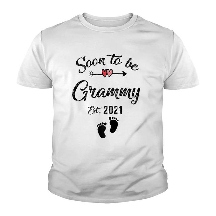 Womens Soon To Be Grammy 2021  Mother's Day For Mom Pregnancy Youth T-shirt