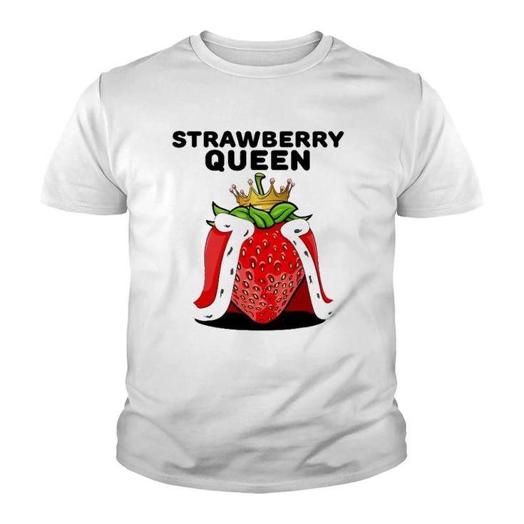 Womens Strawberry Queen  For Strawberry Lovers Youth T-shirt