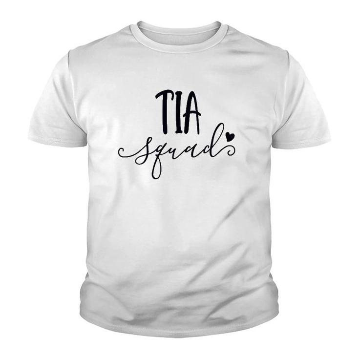 Womens Tia Squad Cute Spanish Aunt Life Mother's Day Gift Youth T-shirt