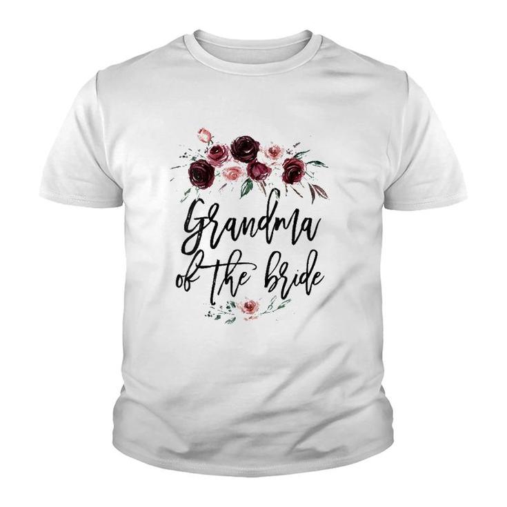 Womens Wedding Shower Gift For Grandmother Grandma Of The Bride Youth T-shirt