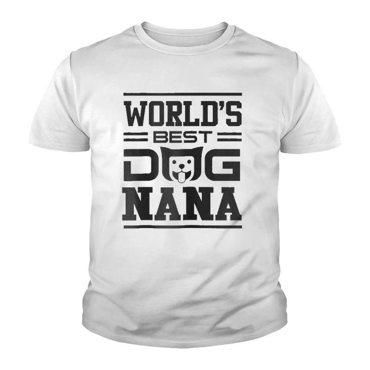 World's Best Dog Nana Youth T-shirt