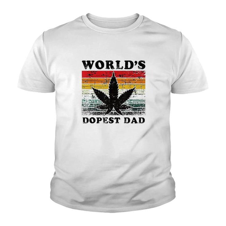 Worlds Dopest Dad Youth T-shirt