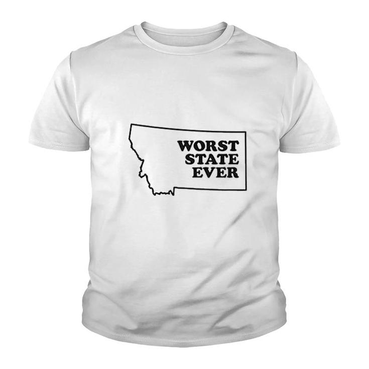 Worst State Ever Youth T-shirt