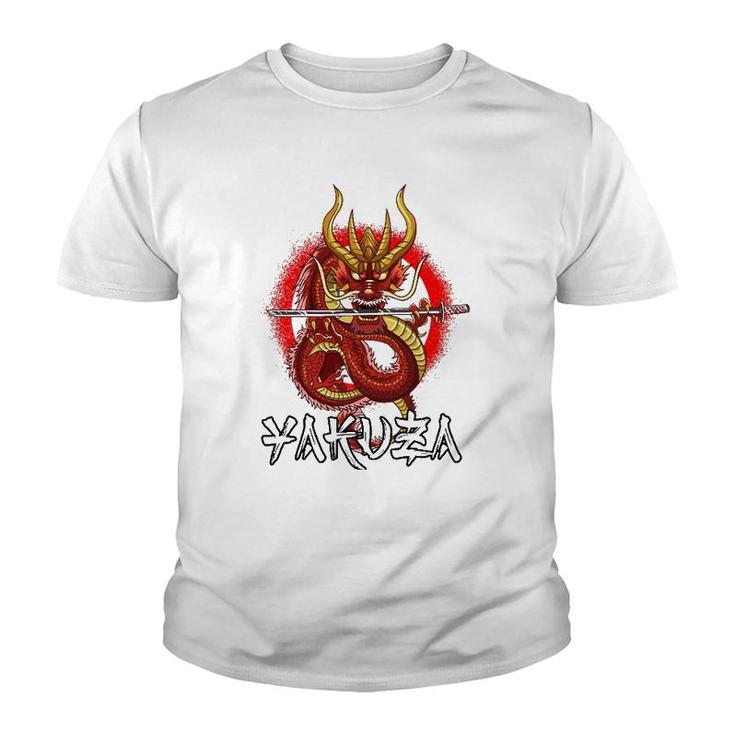 Yakuza Dragon Japanese Mafia Crime Syndicate Group Gang Gift Youth T-shirt