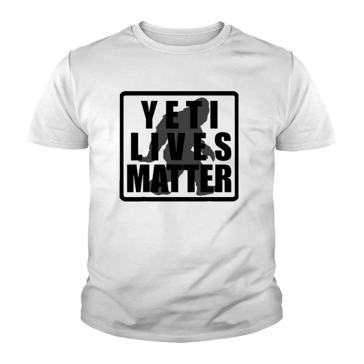 Yeti Lives Matter Men Women Gift Youth T-shirt
