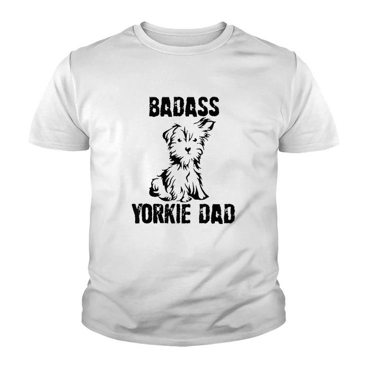 Yorkie Dad Youth T-shirt