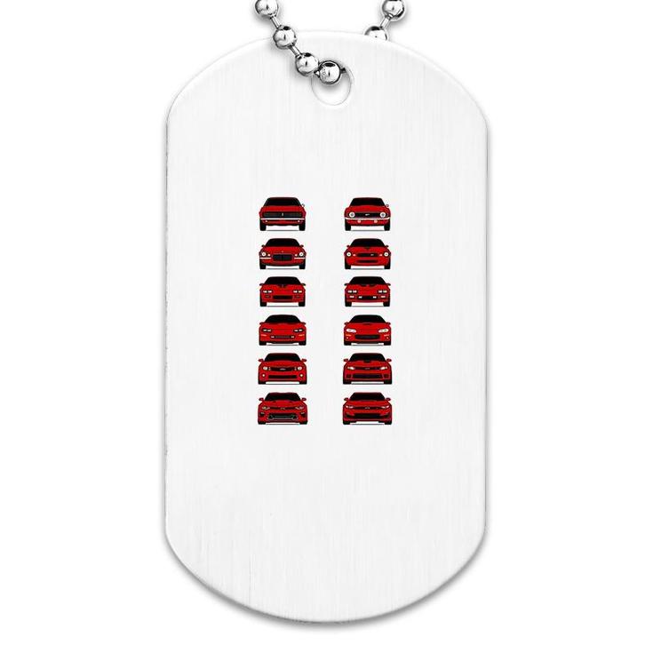 12 Red Cars Lovers Dog Tag 12 Red Cars Lovers Dog Tag