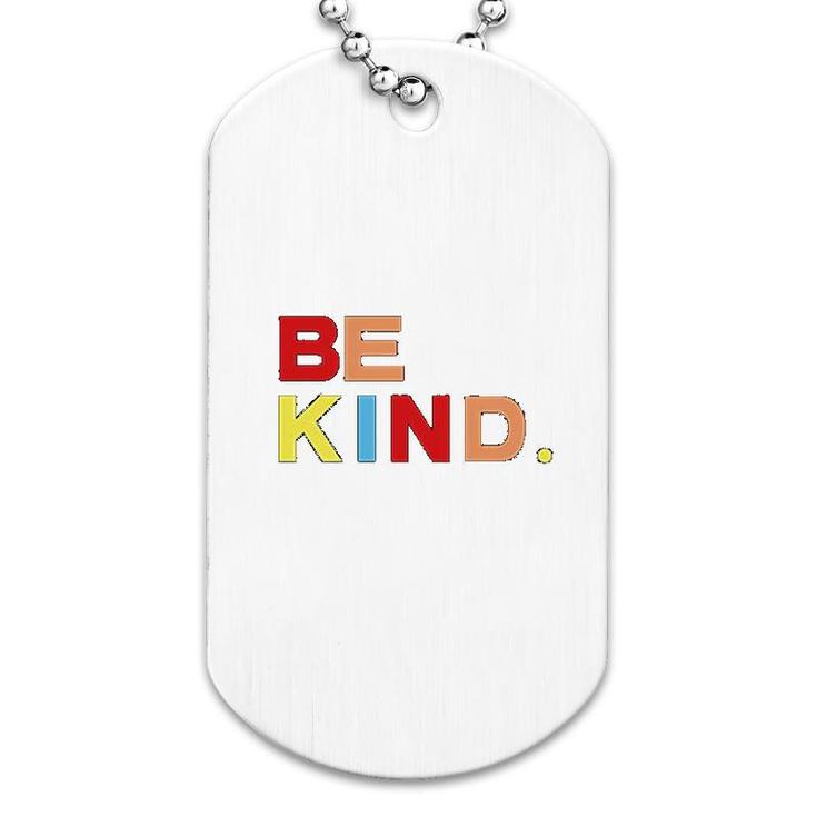 Be Kind Cute Letter Dog Tag