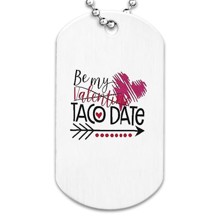 Be My Valentine Valentine's Day Dog Tag