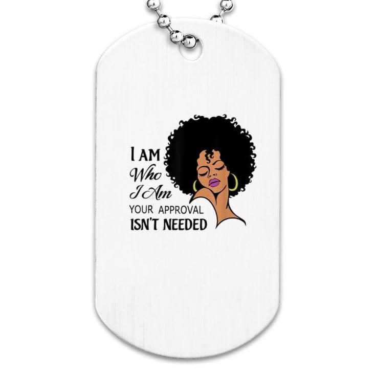 Black Queen Lady Black History Gifts Dog Tag