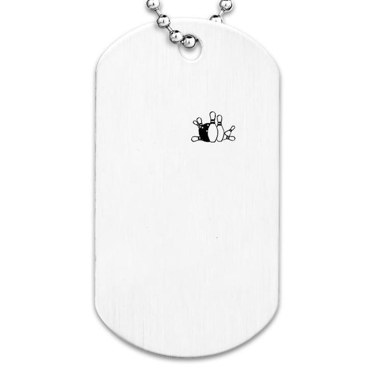 Bowling Chest Dog Tag