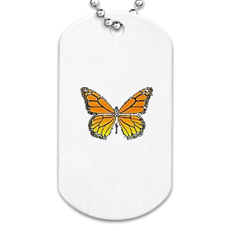 Butterfly Aesthetic Dog Tag