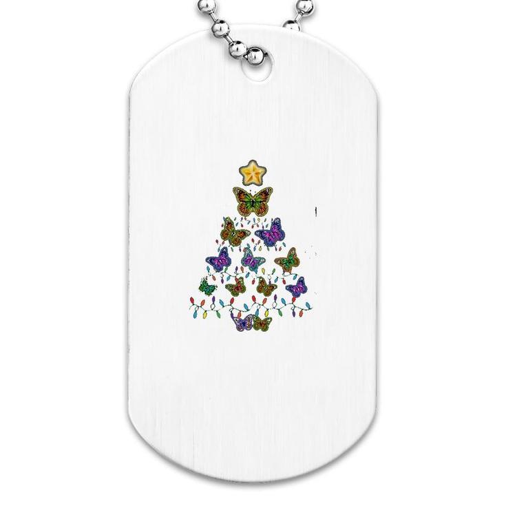 Butterfly Tree Dog Tag