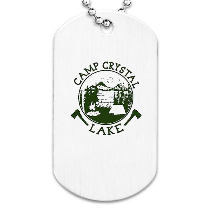 Camp Crystal Lake Counselor Horror Dog Tag