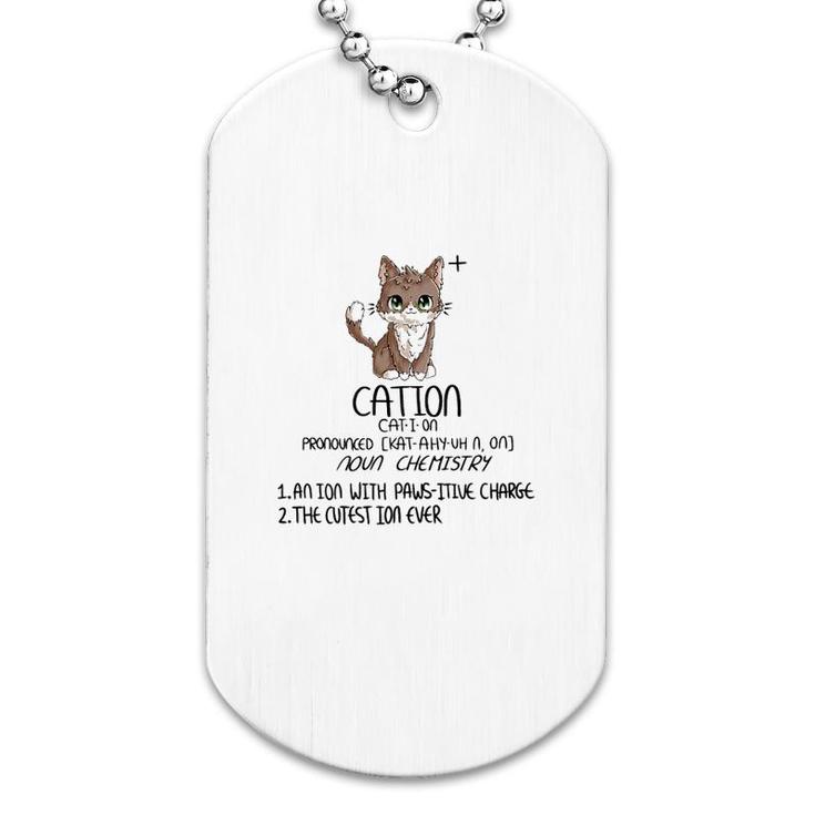 Cation Definition Dog Tag