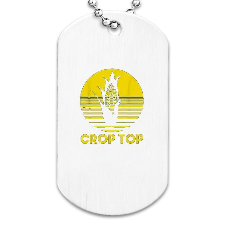 Corn Crop Top Dog Tag
