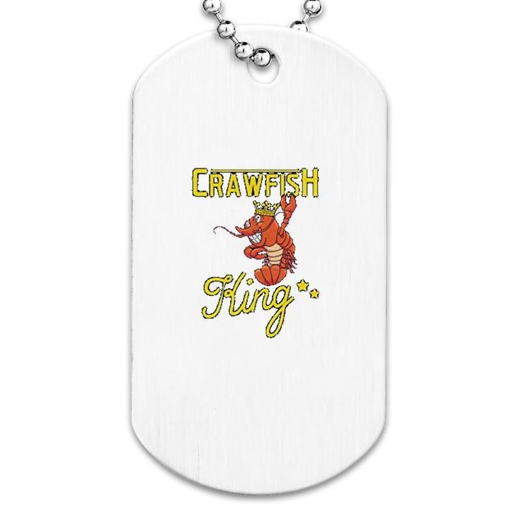 Crawfish King Dog Tag