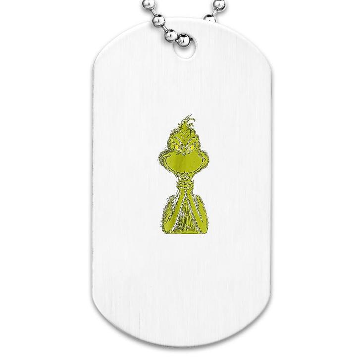 Dr Seuss Classic Sly Grinch Dog Tag