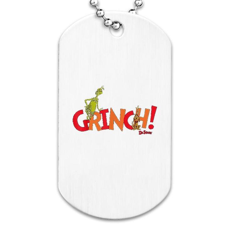 Dr Seuss Grinch With Max Dog Tag