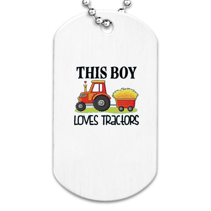 Farming Cute Dog Tag