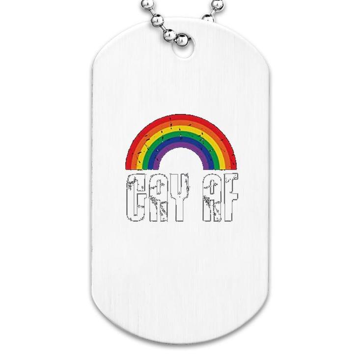 Gay Pride Rainbow Flag Gift Dog Tag
