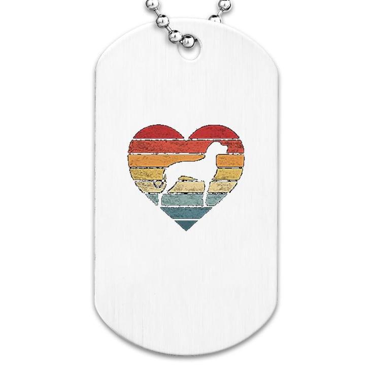 Great Dane Lover Owner Gift Retro Dog Tag