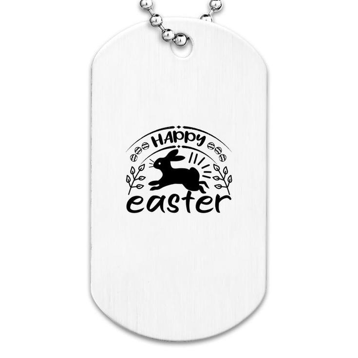 Happy Easter Bunny Dog Tag
