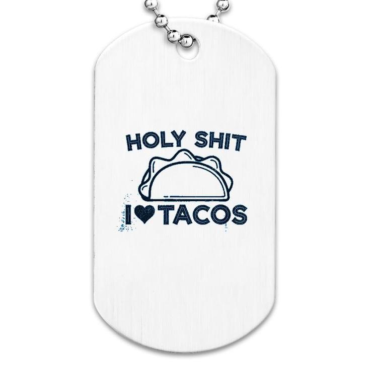I Love Tacos Dog Tag