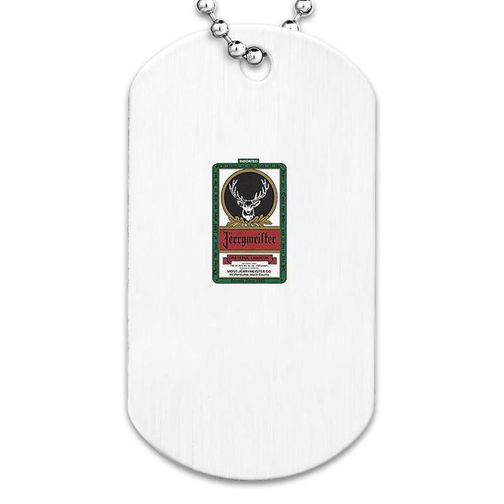 Jerry Garcia Inspired Jerrymeister Dog Tag