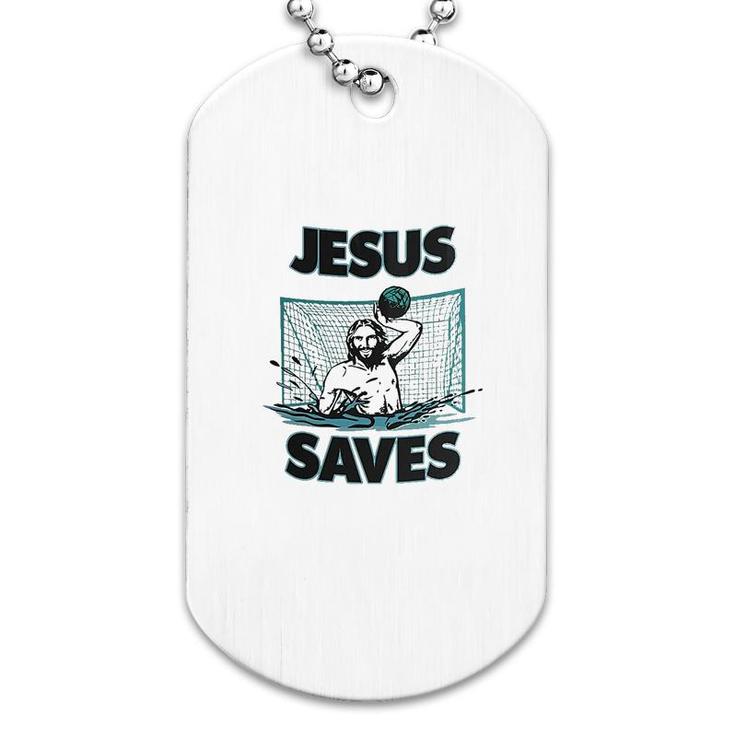 Jesus The Water Polo Dog Tag