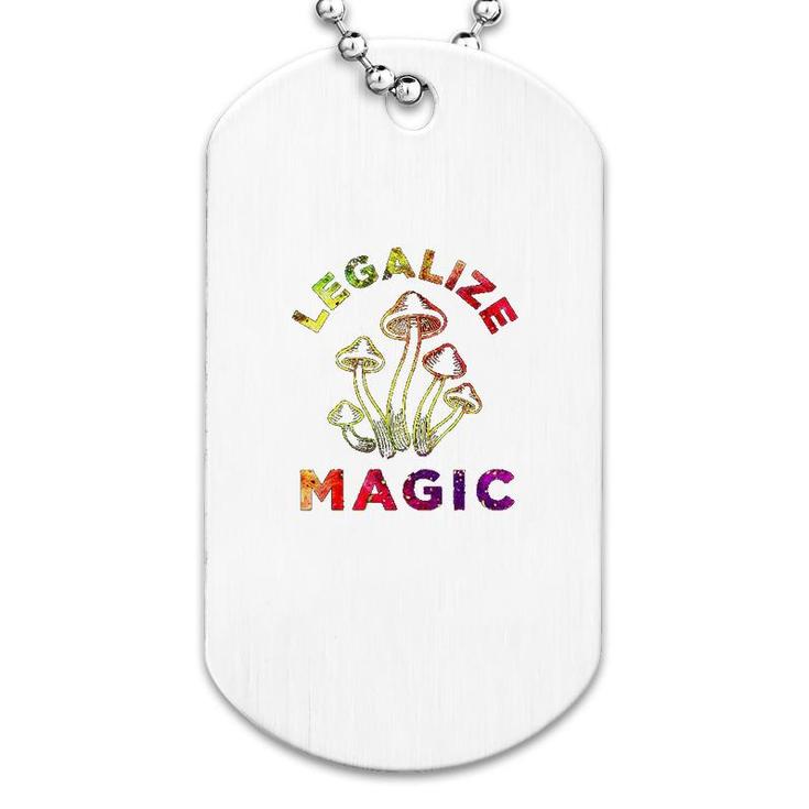 Legalize Magic Hippie Tie Dye Dog Tag