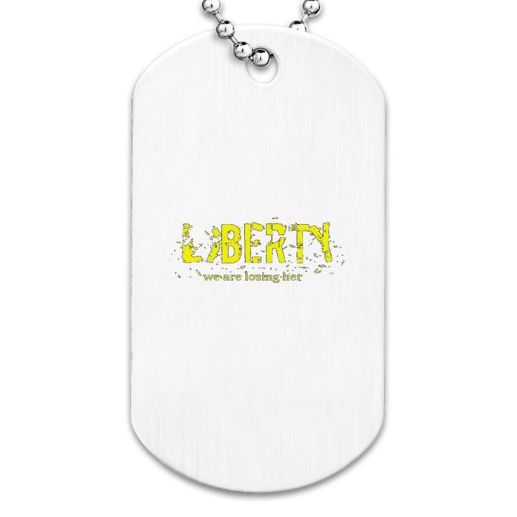 Liberty And Freedom Gift Dog Tag