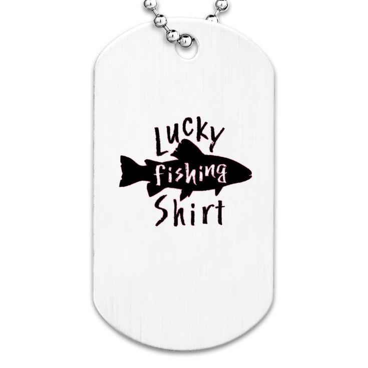 Lucky Fishing Fish Youth Dog Tag