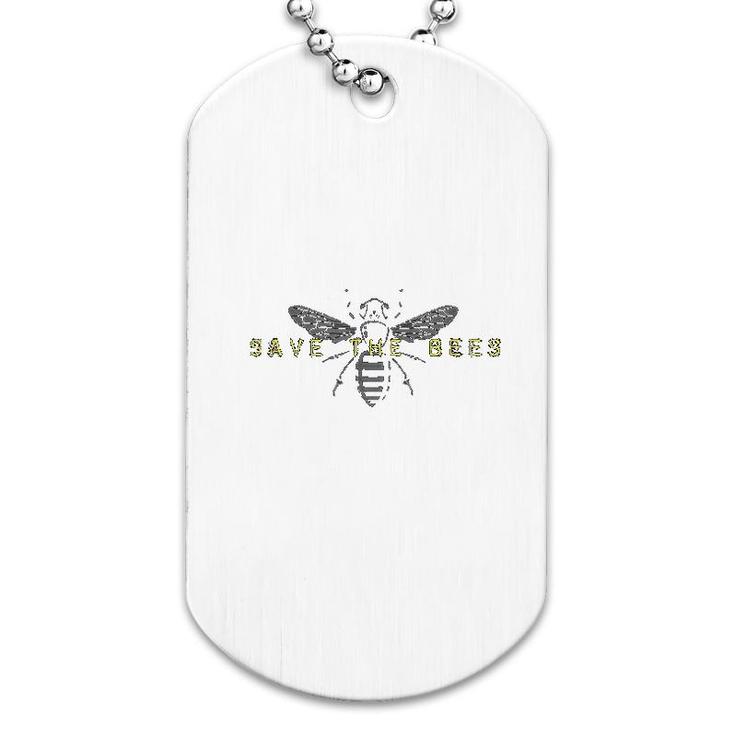 Save The Bees Environmentalist Dog Tag
